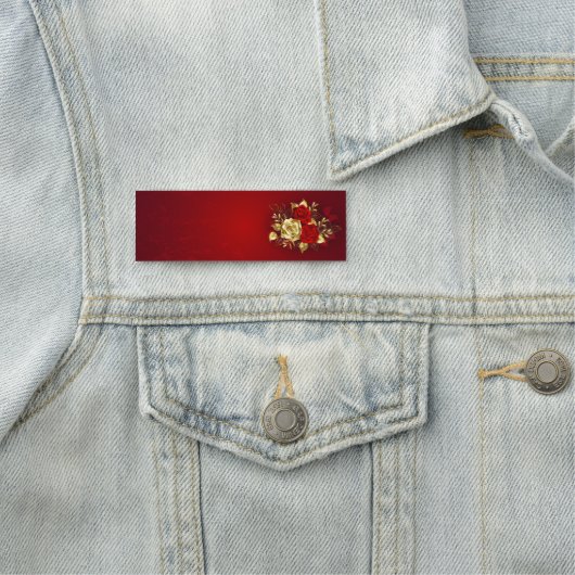 Porte-nom Trois Roses de bijoux (En situation)