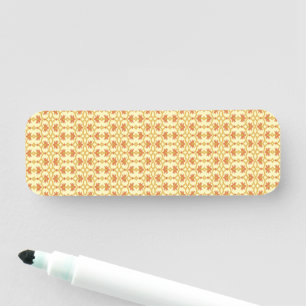 Porte-nom un arrière - plan jaune et blanc avec un