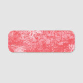Porte-nom un tableau d'un ciel rouge arboré (Devant)