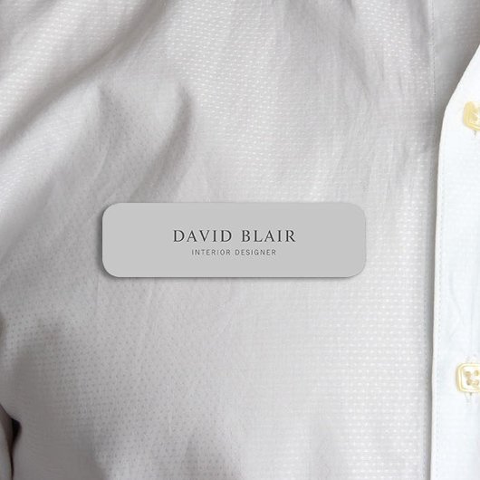 Porte-nom Une entreprise moderne minimale