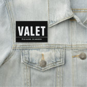 Porte-nom Valet nommé customisé (En situation)