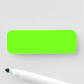Porte-nom Vert clair (couleur solide) (En situation)
