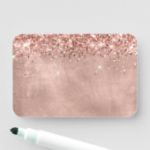 Porte-nom Vide or Rose Glittery (En situation)