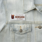 Porte-nom Vin Rouge Multilingue Boisson d'hiver Café Restaur (En situation)