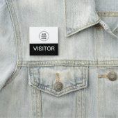 Porte-nom Visiteur d'affaires (En situation)