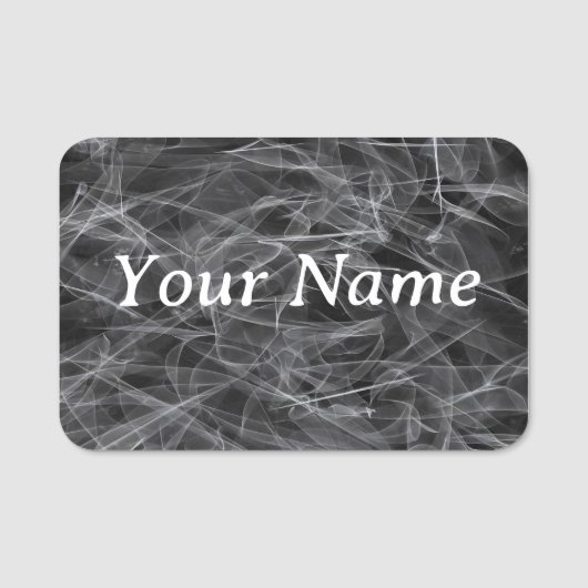 Porte-nom Voile comme une image à rayons X (Devant)