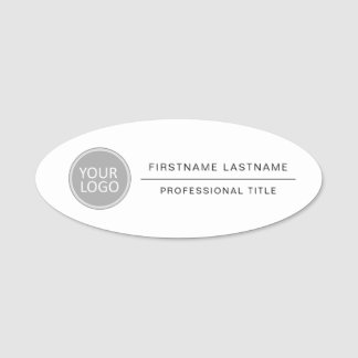 Porte-nom Votre logo d'entreprise Personnel de l'entreprise