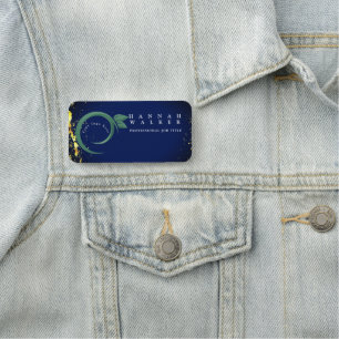 Porte-nom votre logo ici, couleur verte