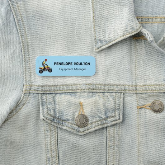 PORTE-NOM VTT (En situation)