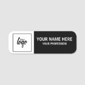 Porte-nom Your Logo and Name Personalized Employee (Devant)