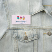 Porte-nom Yummy Ice Cream Trio Vibe été (En situation)