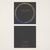 Porte-oreille à anneaux colorés (Devant & derrière)