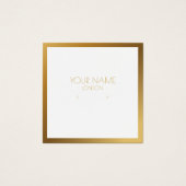 Porte-oreille à bordure or (Devant)