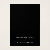 Porte-oreille à floral violet noir (Dos)