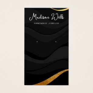 Porte-oreille Black Gold Waves