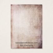 Porte-oreille Brown et pêche Cartes d'affichage (Dos)