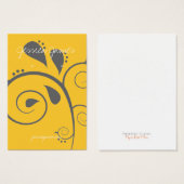 Porte-oreille - Carte de visite |sworldyl (Devant & derrière)