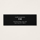 Porte-oreille en petit logo noir (Dos)