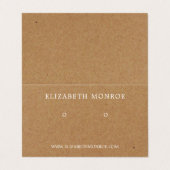 Porte-oreille Kraft Effect, Carte d'affichage pour (Extérieur déplié)