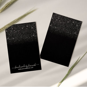 Porte-oreille moderne Parties scintillant noire