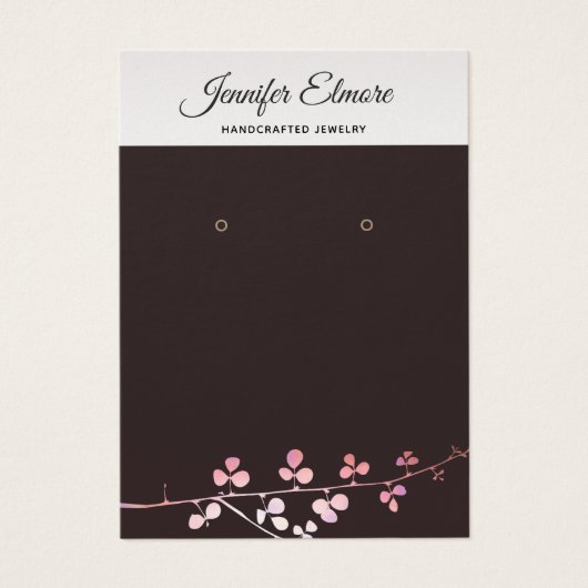 Porte-oreille noir cool Gold Branch (Devant)