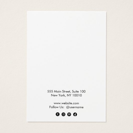 Porte-oreille Pastel Bordure Bleue (Dos)