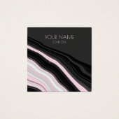 Porte-oreille rayée, effet Agate (Devant)