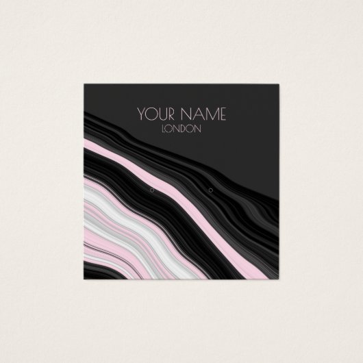 Porte-oreille rayée, effet Agate (Devant)