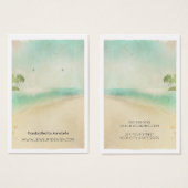 Porte-oreille Retro Sur Le Thème De La Plage (Devant & derrière)