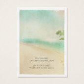 Porte-oreille Retro Sur Le Thème De La Plage (Dos)