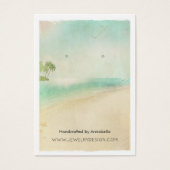 Porte-oreille Retro Sur Le Thème De La Plage (Devant)