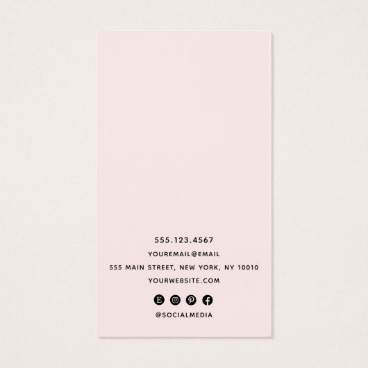 Porte-oreille rose Ajouter un support d'affichage  (Dos)