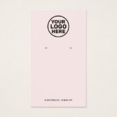 Porte-oreille rose Ajouter un support d'affichage  (Devant)