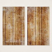 Porte-oreilles Bois de la grange rustique (Devant & derrière)