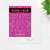 Porte-oreilles - Carte de visite violet (Bureau)