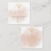 Porte-oreilles et collier carte de visite (Devant / Derrière)