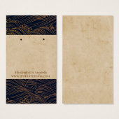 Porte-oreilles (Orient Accent Japonais Vagues) (Devant & derrière)