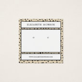 Porte-oreilles pointillé, Écran de bijoux (Devant)