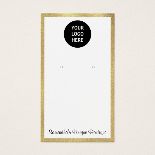 Porte-oreilles simple Logo d'entreprise Afficher o (Devant)