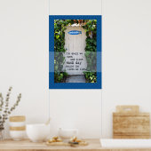 Porte ouverte photo de porte Poster (Cuisine)