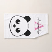 Porte-panda coutume Monogramme (Serviette à main)