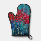 Porte-pots Mitt au four de coeur (Recto)