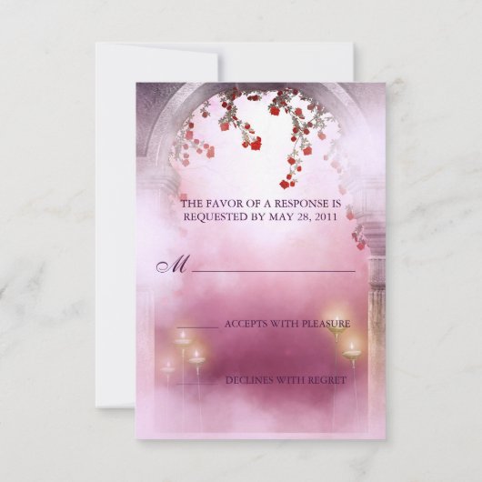 Porte-princesse rose enchantée RSVP (Dos)