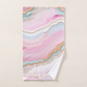 Porte rose clair Marbre Collection tendance (Serviette à main)