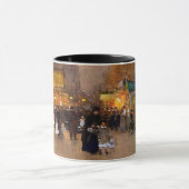 Porte Saint Martin met Kerstmis in Parijs Mok (Midden)