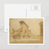 Porte St Denis, Parijs (w/c) Briefkaart (Voorkant / Achterkant)