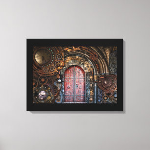 porte steampunk toile enveloppée