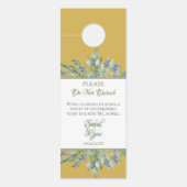 Porte Suite Mariage Green Branch Favor - Affichette de p (Devant)
