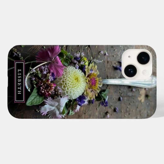 Portée de Fleurs coque iphone (Verso (horizontal))