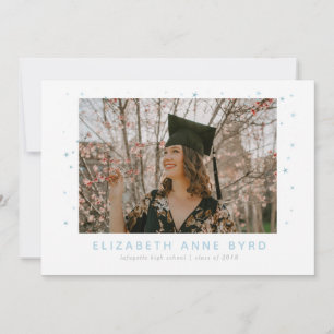 Portée pour le faire-part d'obtention du diplôme